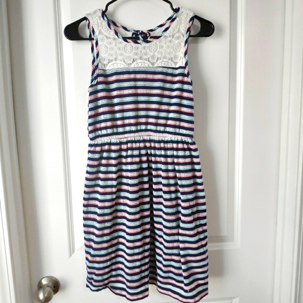 Bonnie Jean Lace Sleeveless Dress